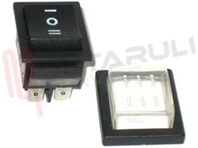 Visualizza i dettagli per COMMUTATORE BIPOLARE I-0-II CON PROTEZIONE NERO Immagine di COMMUTATORE BIPOLARE I-0-II CON PROTEZIONE NERO