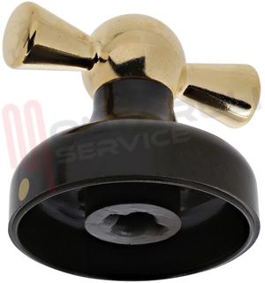 Immagine di MANOPOLA PIANO COTTURA OLD STYLE D.6MM.