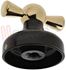 Immagine di MANOPOLA PIANO COTTURA OLD STYLE D.6MM.