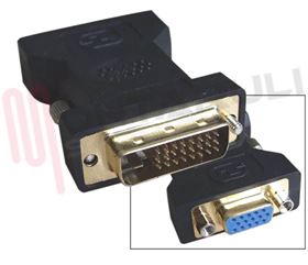 Visualizza i dettagli per ADATTATORE SPINA DVI-D 24+1 PRESA VGA DIGITAL Immagine di ADATTATORE SPINA DVI-D 24+1 PRESA VGA DIGITAL