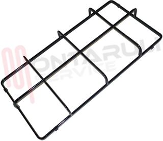 Immagine di GRIGLIA 2 FUOCHI PIATTINA NERA 385X190MM. FRANKE