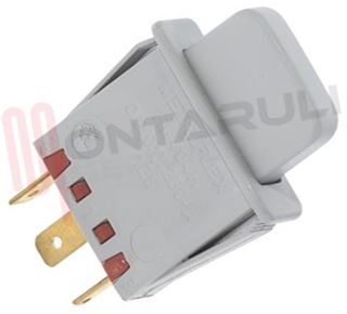 Immagine di PULSANTE LUCE GRIGIO 3 CONTATTI HL-404H