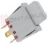 Immagine di PULSANTE LUCE GRIGIO 3 CONTATTI HL-404H