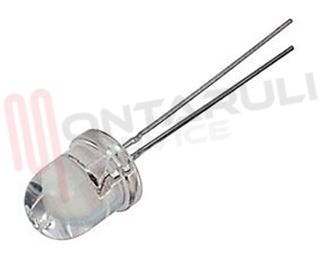 Immagine di LED 10MM R-CL 3000-4500MCD 40 RED ROSSO 3V