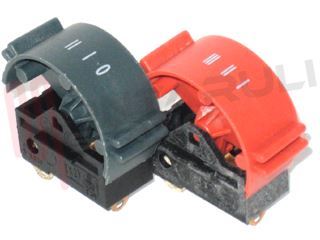 Immagine di COMMUTATORE TASTO TONDO 0-1-2 / 1-2-3 KIT 2PZ.