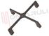 Immagine di GRIGLIA 1 FUOCO GHISA 238X45MM. TRIPLA CORONA