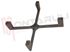 Immagine di GRIGLIA 1 FUOCO GHISA 238X45MM. TRIPLA CORONA