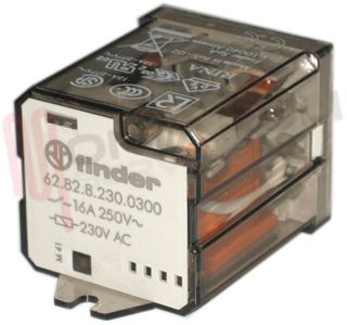 Immagine di RELE' 2 NO 230VAC 16A 62.82.8.230.0300 FINDER