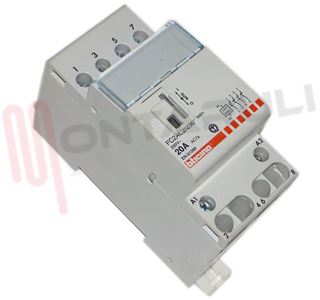 Immagine di CONTATTORE 2NO+2NC 20A BOBINA 230VAC BTDIN BTICINO