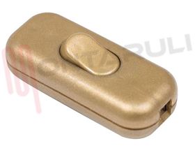 Visualizza i dettagli per INTERRUTTORE PASSANTE BIPOLARE 2A 240V ORO Immagine di INTERRUTTORE PASSANTE BIPOLARE 2A 240V ORO