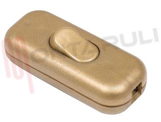 Immagine di INTERRUTTORE PASSANTE BIPOLARE 2A 240V ORO