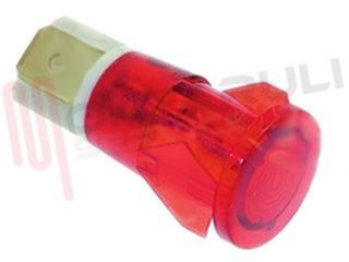 Immagine di SPIA LUMINOSA ROSSA 230V FORO Ø13MM.