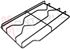 Immagine di GRIGLIA 2 FUOCHI PIATTINA 450X285MM. NERA ARISTON