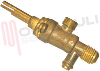 Immagine di RUBINETTO GAS CUCINA UNIVERSALE D.8MM.