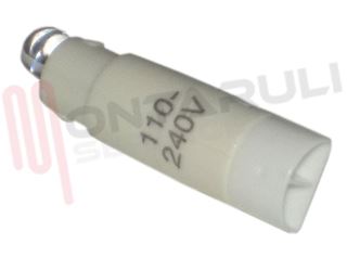 Immagine di LAMPADA SPIA LED 240V BIANCO INNESTO RAPIDO SERIE PLAYBUS