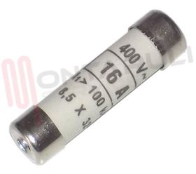 Visualizza i dettagli per FUSIBILE CILINDRICO FC 8,5X32MM 16A 400V Immagine di FUSIBILE CILINDRICO FC 8,5X32MM 16A 400V