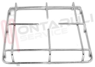 Immagine di GRIGLIA 1 FUOCO FILO 238X228MM. CROMATA SALVARANI