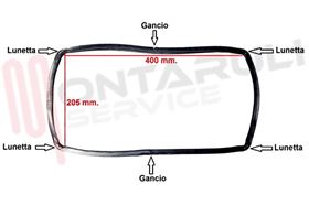Visualizza i dettagli per GUARNIZIONE PORTA FORNO 4 LATI 400X205MM. INTERA 4L+2G Immagine di GUARNIZIONE PORTA FORNO 4 LATI 400X205MM. INTERA 4L+2G