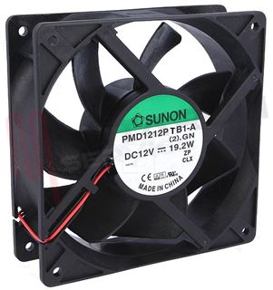 Immagine di VENTOLA ASSIALE 12V DC 120X120X25MM.
