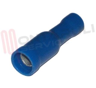 Immagine di CONNETTORE CILINDRICO FEMMINA BLU D.4MM.