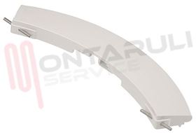 Visualizza i dettagli per MANIGLIA PORTELLONE BIANCA L=210MM. Immagine di MANIGLIA PORTELLONE BIANCA L=210MM.