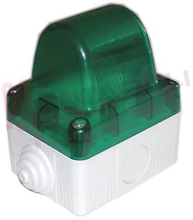 Immagine di SPIA SEGNALAZIONE DIFFUSORE VERDE STAGNA IP55