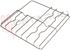 Immagine di GRIGLIA 3 FUOCHI FILO 460X450MM. SMEG