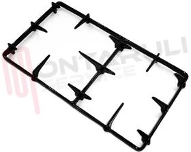 Visualizza i dettagli per GRIGLIA 2 FUOCHI GHISA 400X225MM. SOVRANA Immagine di GRIGLIA 2 FUOCHI GHISA 400X225MM. SOVRANA