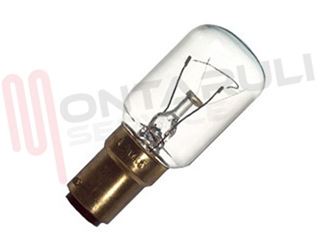 Immagine di LAMPADA TUBOLARE CHIARA BA15D 20W 21,7X51,6 MACC. DA CUCIRE