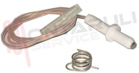 Visualizza i dettagli per CANDELETTA ACCENSIONE BRUCIATORE L=535MM. Immagine di CANDELETTA ACCENSIONE BRUCIATORE L=535MM.