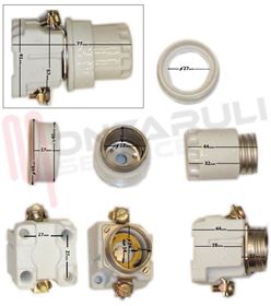Visualizza i dettagli per PORTAFUSIBILE CERAMICO UNIPOLARE CON TAPPO A VITE Immagine di PORTAFUSIBILE CERAMICO UNIPOLARE CON TAPPO A VITE
