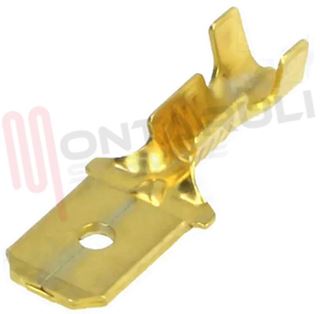 Immagine di FASTON MASCHIO APERTO DA 0,5-1MMQ 6,3X0,8MM