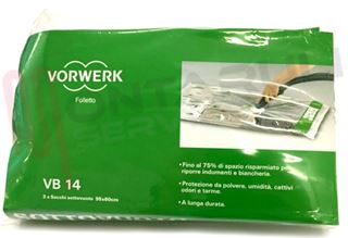 Immagine di 2 SACCHI SOTTOVUOTO SALVASPAZIO 120X80 CM.FOLLETTO VORWERK