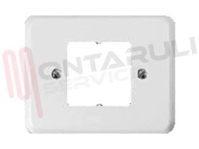 Visualizza i dettagli per PLACCA 2 POSTI BIANCA SCATOLA TONDA SERIE ASTRA Immagine di PLACCA 2 POSTI BIANCA SCATOLA TONDA SERIE ASTRA