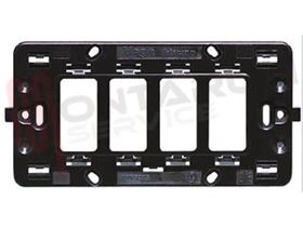 Visualizza i dettagli per SUPPORTO 4 POSTI NERO SERIE MAGIC Immagine di SUPPORTO 4 POSTI NERO SERIE MAGIC