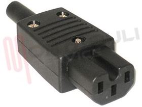 Visualizza i dettagli per PRESA VOLANTE FEMMINA CON ASOLA Immagine di PRESA VOLANTE FEMMINA CON ASOLA