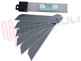 Visualizza i dettagli per LAME RICAMBIO PER TAGLIERINO CUTTER KIT 6PZ. Immagine di LAME RICAMBIO PER TAGLIERINO CUTTER KIT 6PZ.