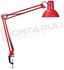 Immagine di LAMPADA TAVOLO PANTOGRAFO E27 ORIENTABILE ROSSO