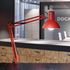 Immagine di LAMPADA TAVOLO PANTOGRAFO E27 ORIENTABILE ROSSO