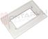 Immagine di PLACCA 3 POSTI ABS BIANCA COMPATIBILE LIVING