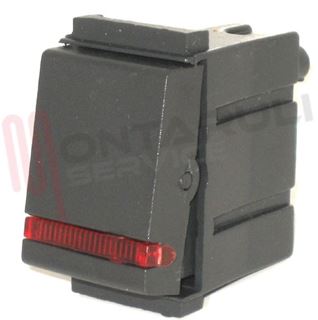 Immagine di PULSANTE 16A NERO LUMINOSO ADATTABILE LIVING CLASSIC ARC