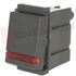 Immagine di PULSANTE 16A NERO LUMINOSO ADATTABILE LIVING CLASSIC ARC