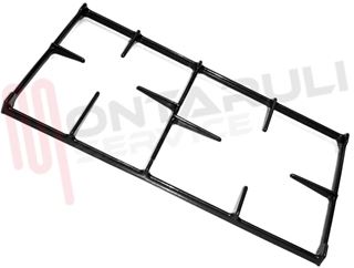 Immagine di GRIGLIA 2 FUOCHI GHISA 420X219MM. MAGIC CHEF