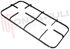 Immagine di GRIGLIA 2 FUOCHI PIATTINA 415X230MM. MARRONE TECNOGAS