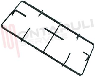 Immagine di GRIGLIA 2 FUOCHI GHISA 407X229MM. SOVRANA