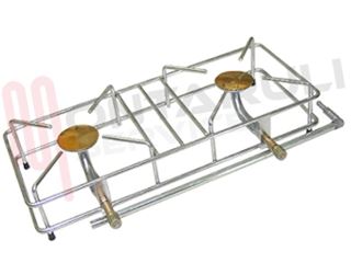 Immagine di FORNELLO 2 FUOCHI INOX