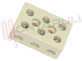 Visualizza i dettagli per MORSETTO IN STEATITE 3X16 MMQ Immagine di MORSETTO IN STEATITE 3X16 MMQ