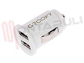 Visualizza i dettagli per CARICATORE BIANCO DOPPIO USB 2,4A SPINA ACCENDISIGARI Immagine di CARICATORE BIANCO DOPPIO USB 2,4A SPINA ACCENDISIGARI