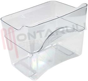 Visualizza i dettagli per CASSETTO VERDURA TRASPARENTE 222X160X158/190MM. Immagine di CASSETTO VERDURA TRASPARENTE 222X160X158/190MM.