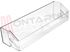 Immagine di BALCONCINO BOTTIGLIE TRASPARENTE 403X120XH.93MM.